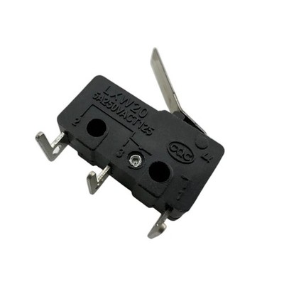 ZHONG SHUN LXW20 Right Angle Bent Lever Micro Switch 3-Pins 5A