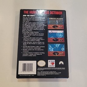 The Hunt for Red October completo en caja nintendo nes connery film 