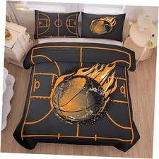 Basketball Bedding for Kids,Sports Comforter Sets Full 5 pcs Basketball 5053