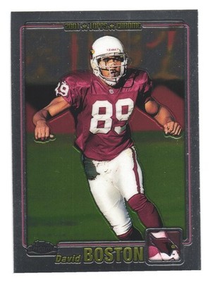 2001 Topps Chrome NFL Football Arizona Cardinals David Boston