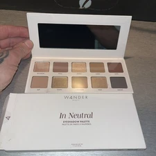 🎨 WANDER BEAUTY In Neutral Eyeshadow Palette – 7.5 g / 0.25 oz | Silky-Smooth