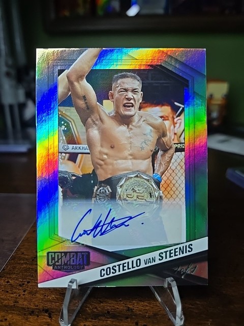 2025 Panini Combat Anthology Costello Van Steenis Autograph 1/1 #59