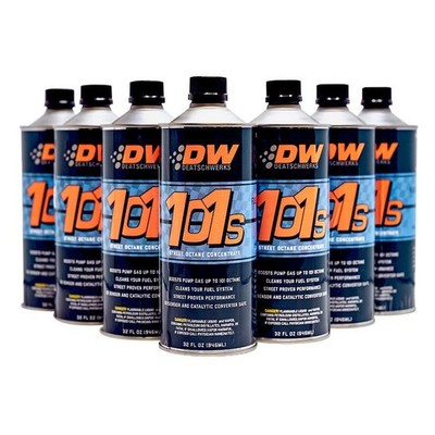 DeatschWerks Fuel Additive - 101s Street Octane Booster 32oz cans, case of 8