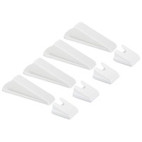 4Stk TüRstopper TüRanschläGe TüRstopp Gummi TüRkeil GroßEr TüRkeil Stabil Weiß