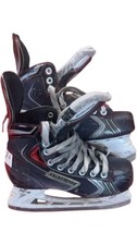 Bauer Vapor Ice Hockey Skates Size 2.5 Black Red Boys Youth Junior Tuuk Blades