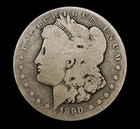 1890-CC Morgan Silver Dollar – Carson City – Better Date – 90% Silver