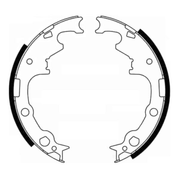 ✅Fits ABE C0Y003ABE Brake shoe set C0Y003 ABE (Automotive Brake Engi ⭐UK Seller⭐