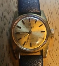 Orologio vintage Tissot donna placcato oro Seastar carica manuale