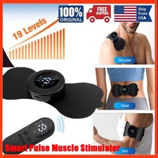 Mini Heating EMS Neck Massager Cervical Massage Patch Pulse Muscle Stimulator