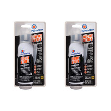 Pack of 2 Permatex 25229 The Right Stuff 1 Minute Black Gasket Maker 3 oz.