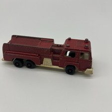 Vintage 1970s Tootsie Toy Red Fire Truck Diecast