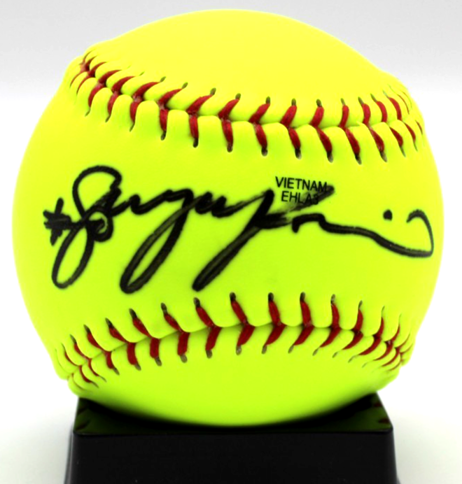 Megan Faraimo Autographed Signed UCLA Bruins UCLA USA Talons Softball w/Beckett BAS COA BV13368 