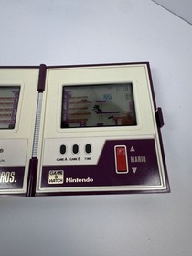 Vintage Nintendo Game & Watch Mario Bros. MW-56 Multi Screen - Working - Clean