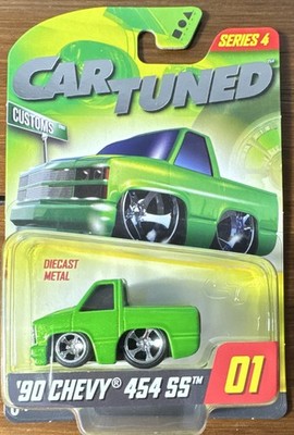 Cartuned Series 4 1990 Chevrolet 454 SS Diecast Metal Pickup Truck Green