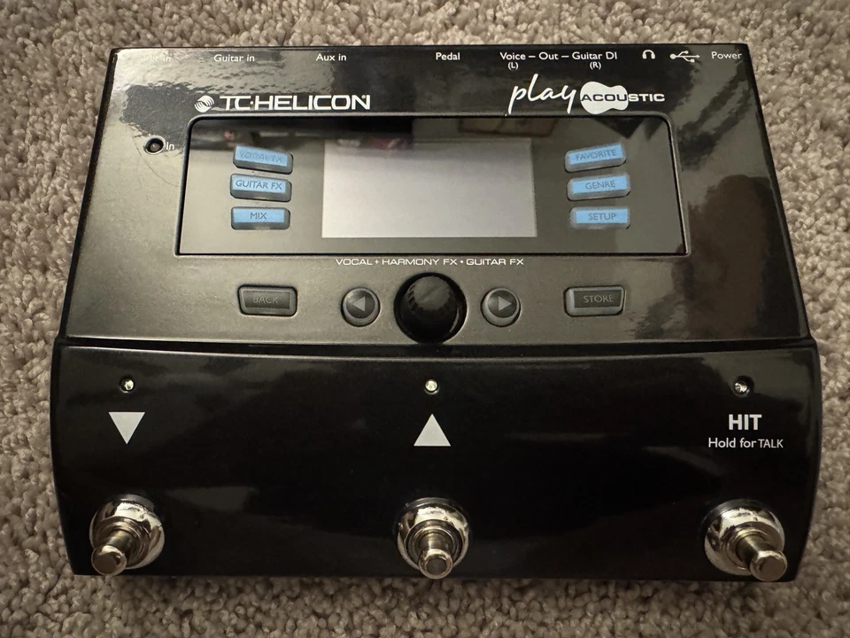 TC-Helicon Voicelive Play Acoustic Vocal Effect Processor Pedal Black - Image 2 of 4