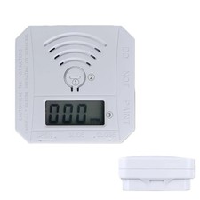 Portable Carbon Monoxide Detector Battery Powered Warning Alarm Outdoor/Indoor