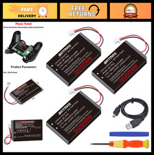 3-Pack 1800mAh Battery Replacement for PS3 DualShock 3 Wireless Controller