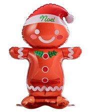Gingerbread Boy Man Holiday Yard Inflatable 3 ft - New