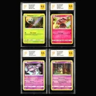 TQG 9.5 2019 Pokemon ENG Bulbasaur&Snubbull&Mewtwo&Mimikyu 4Pcs
