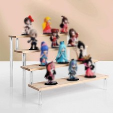 15 Layer Display Stand Combining Wood and Acrylic for Stylish Organization