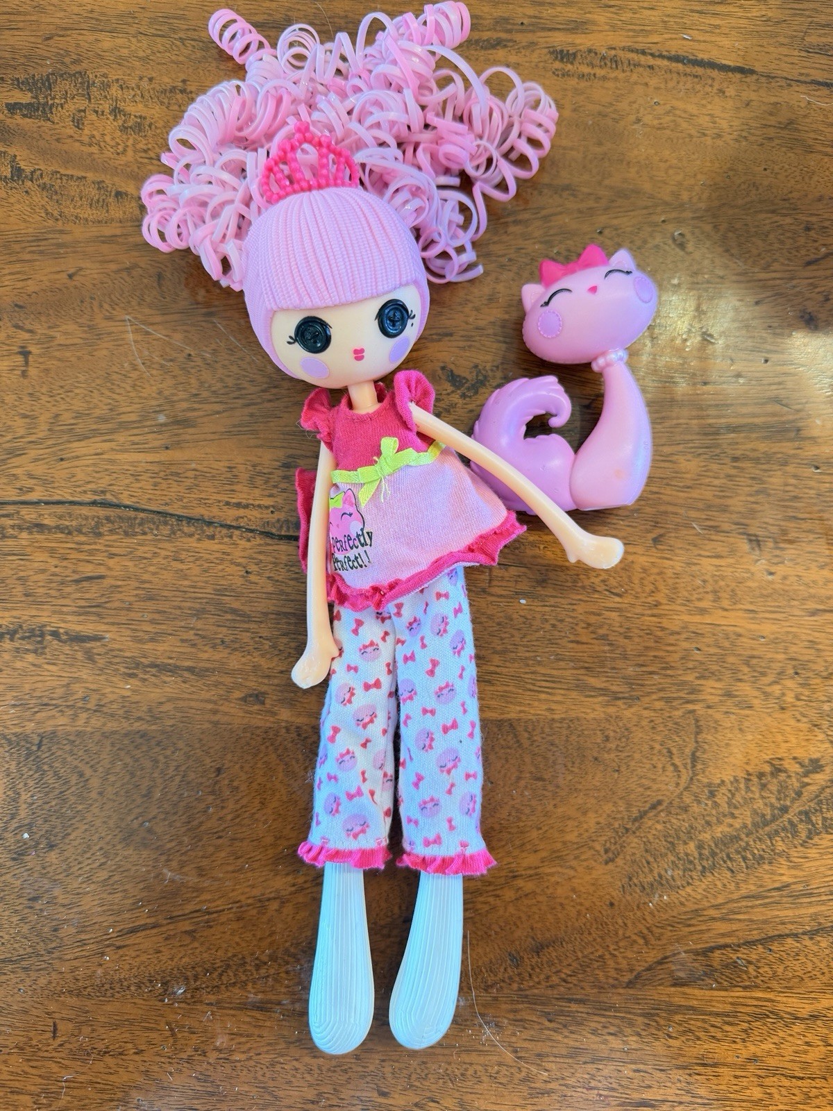 Lalaloopsy Girls Jewel Sparkles Doll 9" Curly Hair and Pet