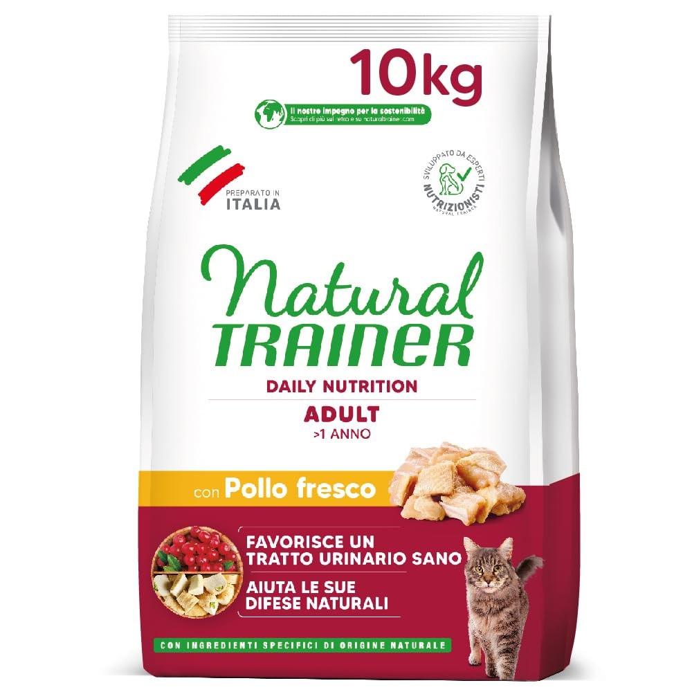 Natural Trainer Cat Adult Pollo 10 kg | Crocchette Gatti Offerta