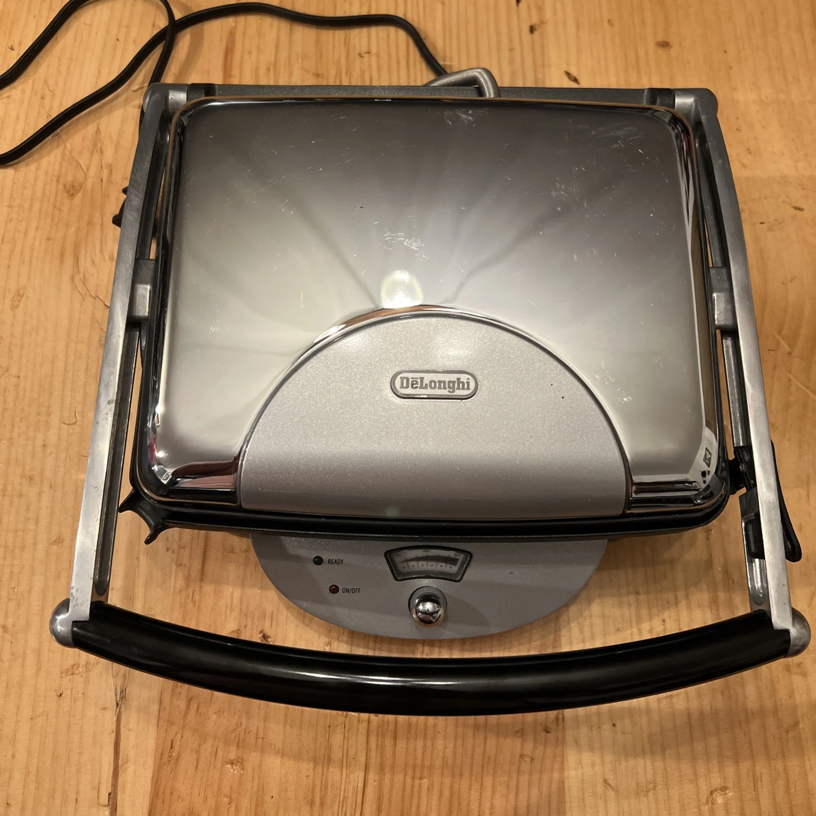 DeLonghi CGH800-U Panini Press Electric Grill Sandwich Maker Stainless Steel
Opens in a new window o
