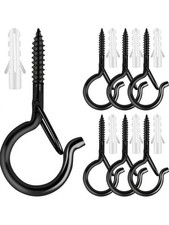 Ceiling Eye Hooks Screw Hooks 10x Metal Hanging Hooks For Plants Lights Wind UK