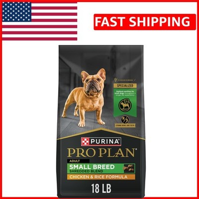 Small Breed Dog Food Shredded Blend Chicken and Rice Formula With Guaranteed ...