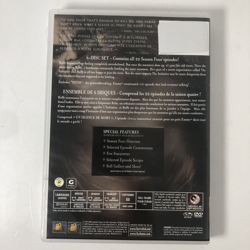 Buffy The Vampire Slayer TV Forth Season 4 2000 DVD x 6 - Picture 17 of 18