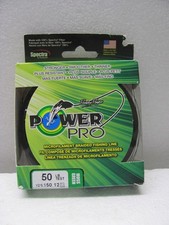 Power Pro 50 libbre nuovo con scatola Lenza da Pesca Intrecciata Monofilamento, 150 iarde, Muschio Gr