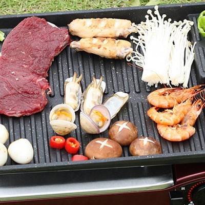 BBQ Grillpfanne Kochen Kochen Multi Source Kompatibilität Tragbar und Praktisch