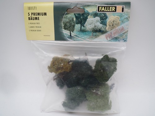 FALLER 181171 (5x árboles premium) en bolsa ¡EMBALAJE ORIGINAL! | Zustand: Neu