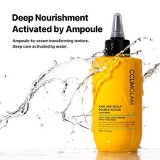 CCLIMGLAM Double Action/Ampoule Hair Treatment | Scalp & Hair Double Care