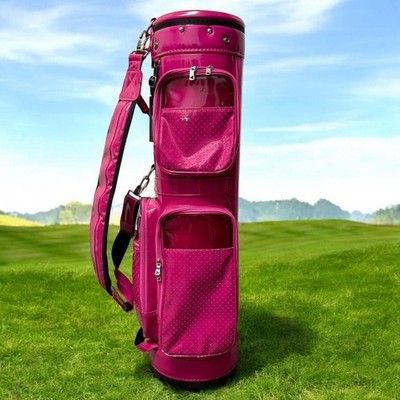 Honma Pink Skeleton Enamel Ladies Cart Bag Golf Carry Caddy Bag