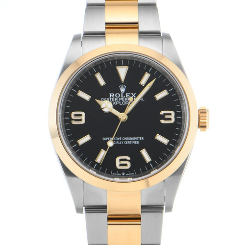 Rolex Explorer 36 124273 36mm Stainless Steel Black Wristwatch...