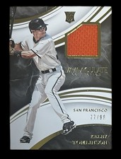 2016 Immaculate Collection Kelby Tomlinson SF Giants GW Swatch /99 #IS-KT
