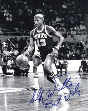 Donald Slick Watts Autographed 8x10 Photo Seattle Supersonics MCS Holo #87378