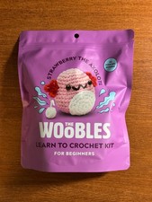 The Woobles Strawberry the Axolotl crochet kit for beginners mint condition
