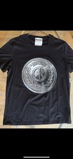 Moschino Couture Black Peace Logo Men's Graphic Jersey T-Shirt Size M