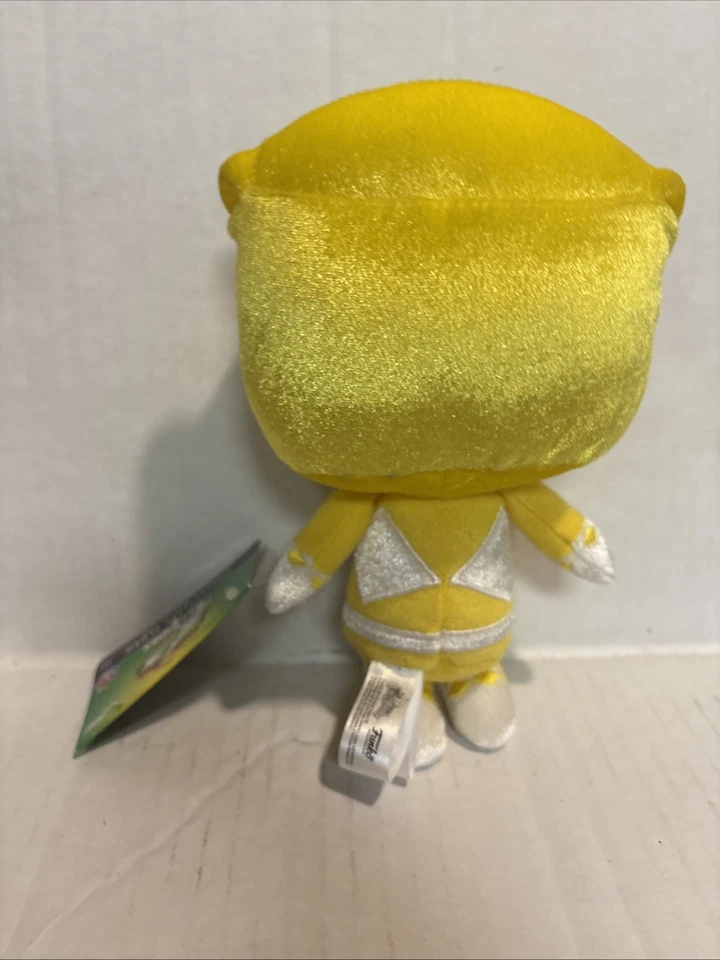 Funko de peluche suave Mighty Morphin Power Rangers Yellow Ranger Hero 10" Foto 2 de 4