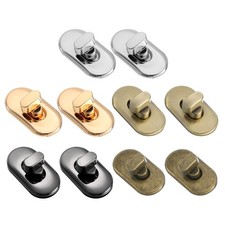 10 Pcs Fermaglio a Torsione, Bottoni Metallici per Borsa, Multicolore
