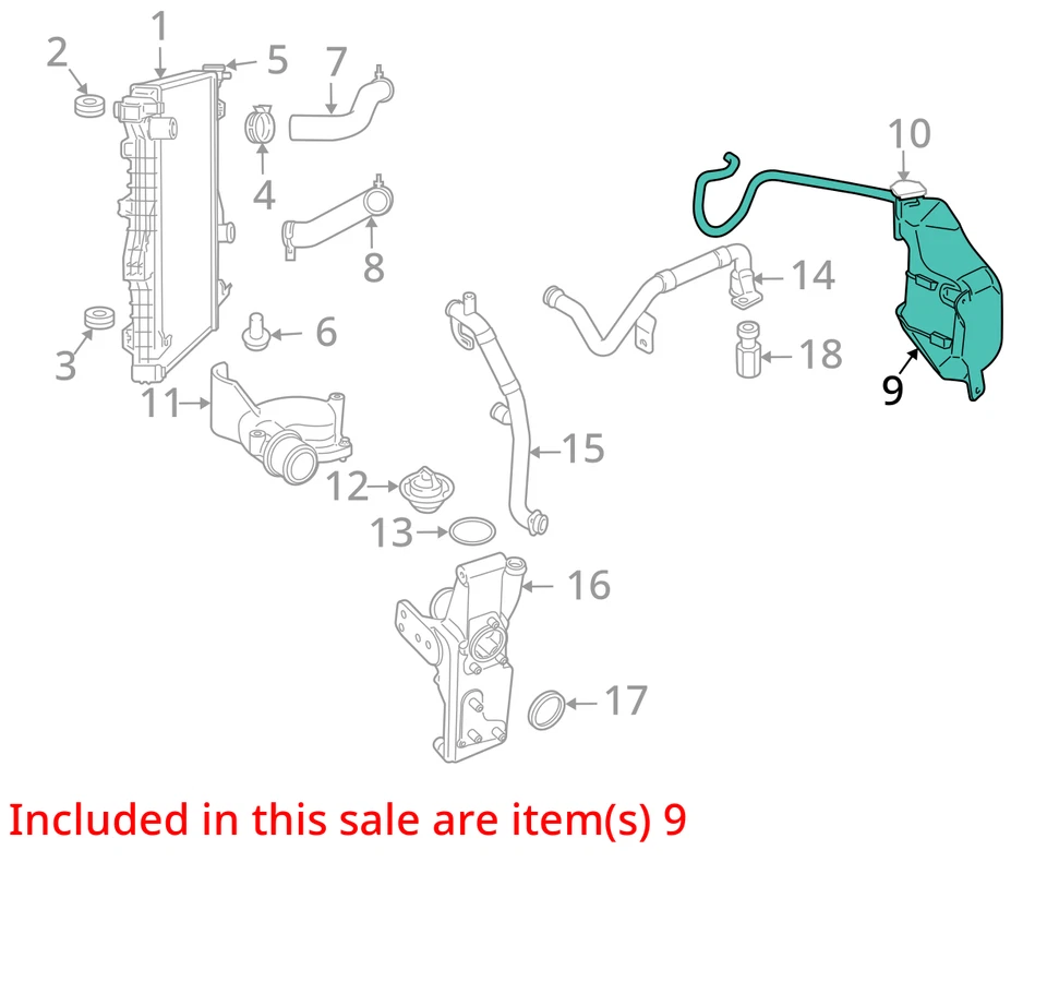 Depósito de refrigerante Ram1500 Sku 2011 #4281137 Foto 3 de 4