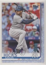 2019 Topps Father's Day Blue 42/50 Aaron Hicks #260 0f3y