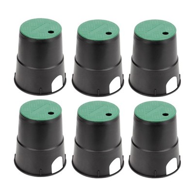 6 Pcs Electrical Splice Box, 6'' Diameter Underground Electrical Junction Box, S