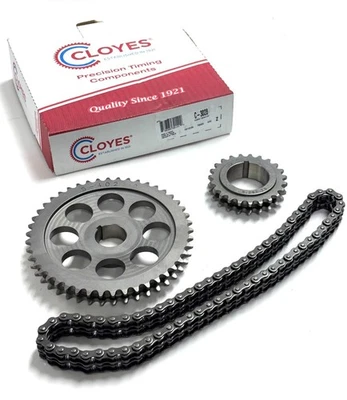CLoyes Gear Double Row Timing Chain Set for Chrysler Dodge Mopar V8 318 340 360 - Image 1 of 3
