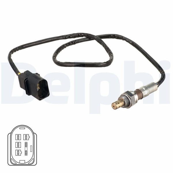 Lambdasonde FÜR Skoda Fabia I Combi (6Y5) - Delphi ES21096-12B1-image