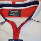 England Soccer Jersey #7 David Beckham World Cup S White Football League 3 Lions — photo 5