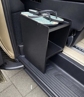 Schuhregal Trittstufe Schiebetür re SCHWARZ Mercedes Benz V-Klasse Marco Polo