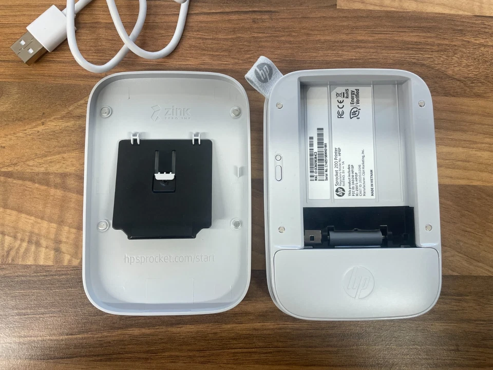 HP Sprocket 2x3 Inch Instant Smartphone Photo Printer -Portable Luna Pearl - Image 2 of 3